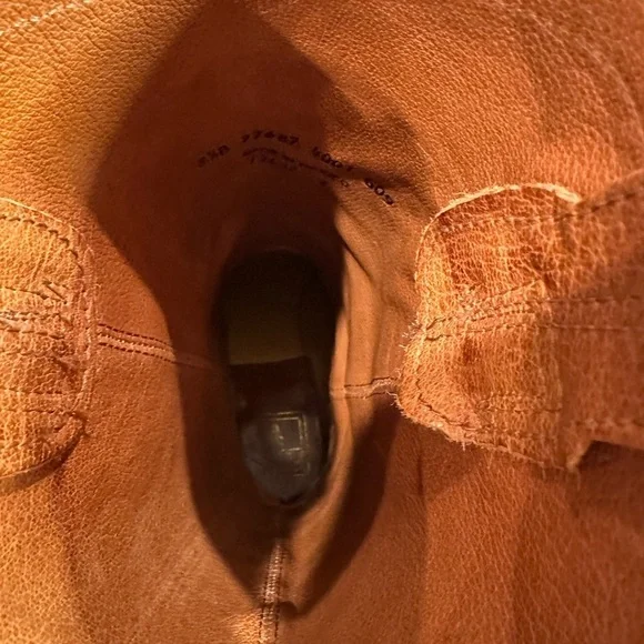 Frye Women's Tan Leather Boots - Picture 9 of 13